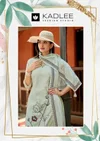 Raahi By Kadlee Roman Silk Hand Khatli Work Kurti With Bottom Dupatta

